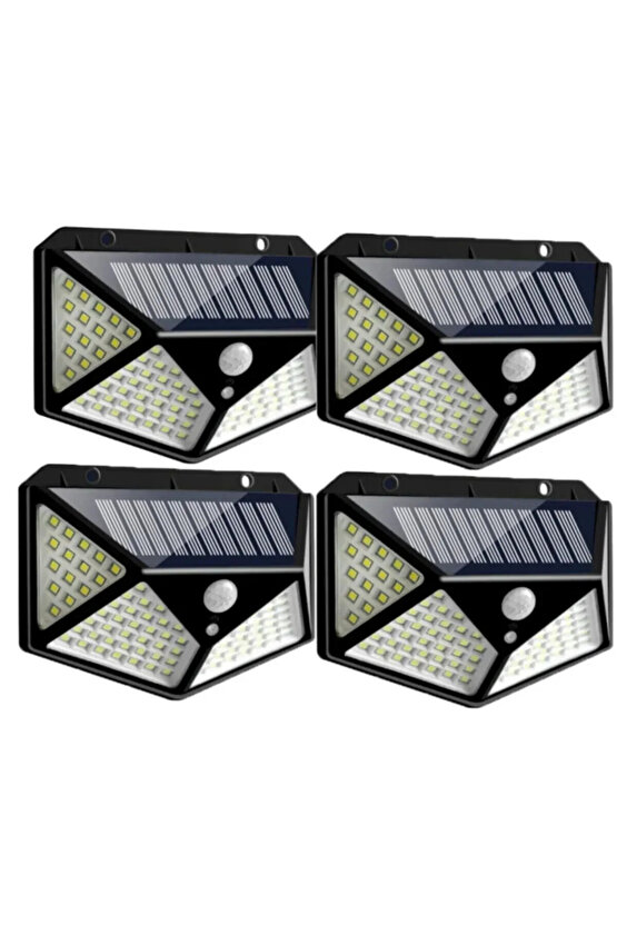 Güneş Enerjili Bahçe Lambası 100 Led Paket Bahçe Aplik Bahçe Lambası Bahçe Aydınlatma.