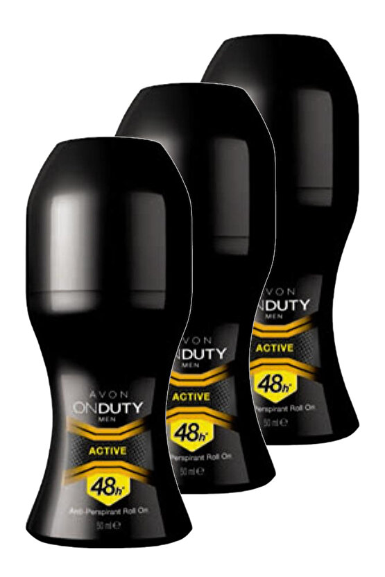 OnDuty Active Erkek Rollon 50 Ml. Üçlü Set