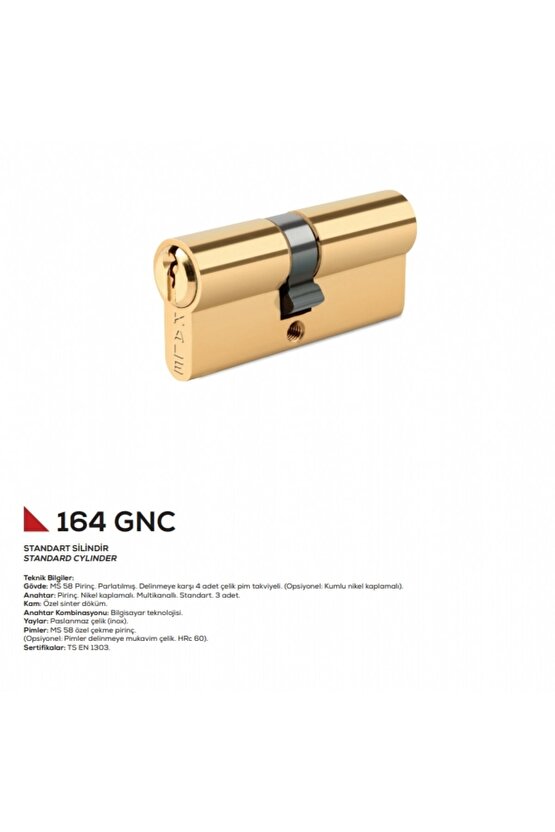 164 Gnc Standart Silindir 90 Mm