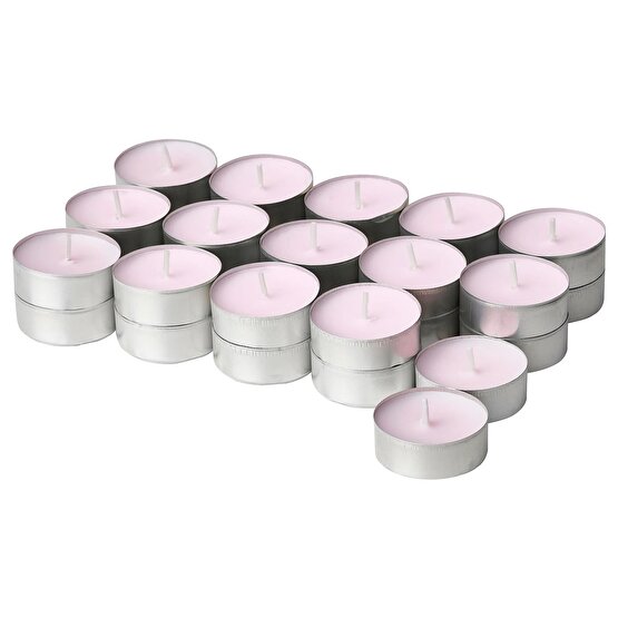 Lugnare Pembe 3.5 Saat Yasemin Kokulu Tealight Mum.