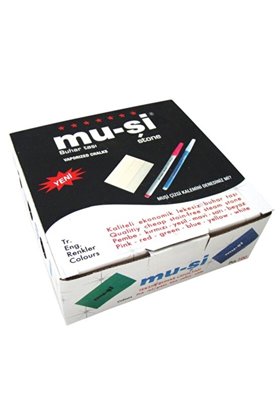 Sabun Çizgi Taşı Kırmızı 100 Adet  Musı-04
