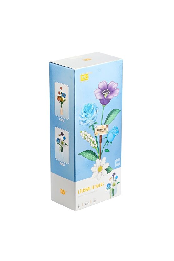 Mikro Blok Sonsuz Çiçekler 488 Parça - Lego Setleri - Loz Mini Lego - Çiçek Lego - Loz Lego - Mikro