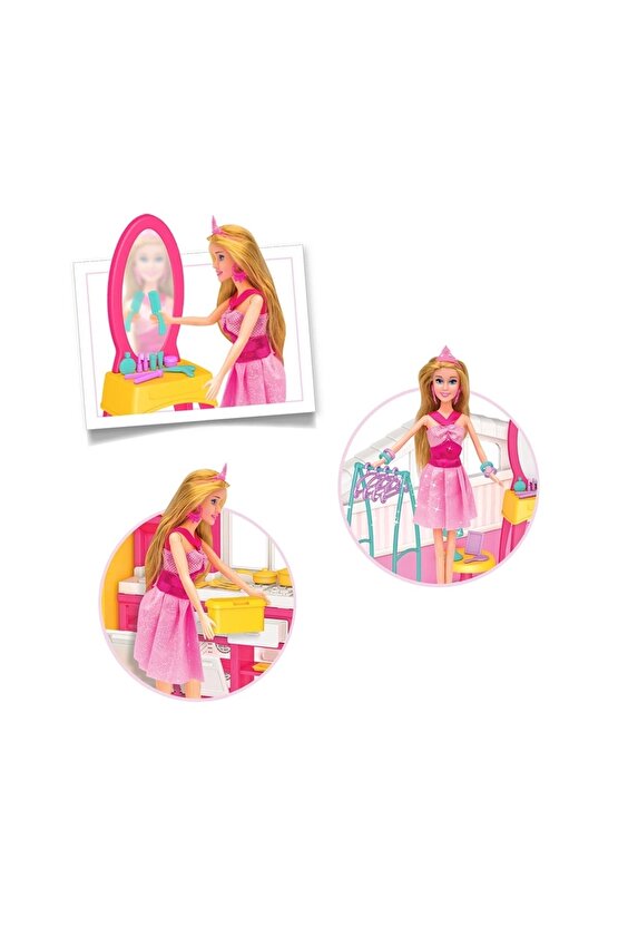 Lindanın Evi 2 Katlı - Ev Oyuncak - Lindanın Ev Seti - Barbie Ev Seti