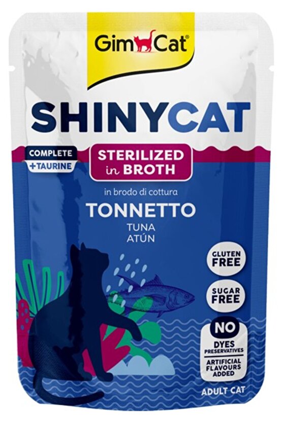 Shinycat Pouch Sterilized Tuna 70 gr Ton Balığı Kısırlaştırılmış Kediler İçin