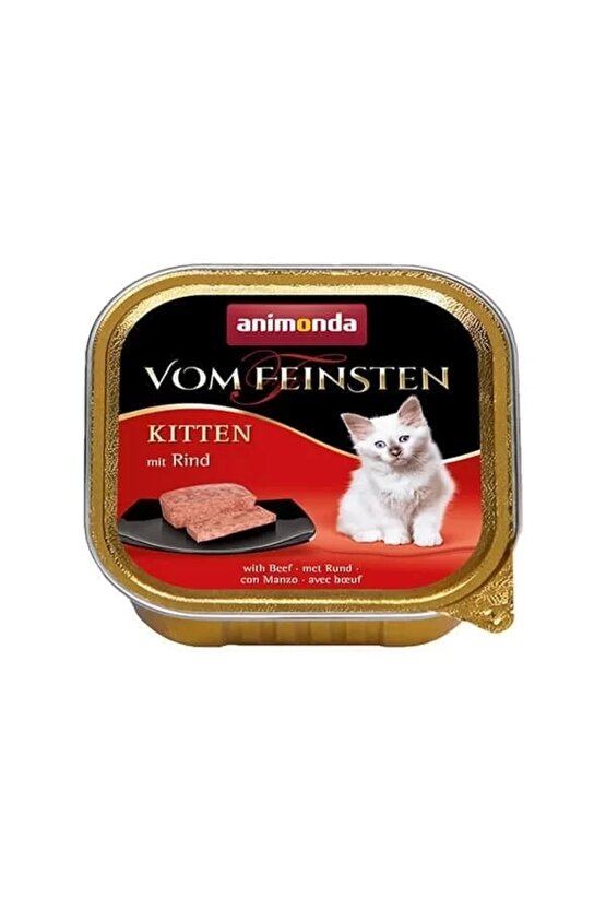 Vom Feinsten Kitten Biftekli Yavru Kedi Konservesi 100 gr