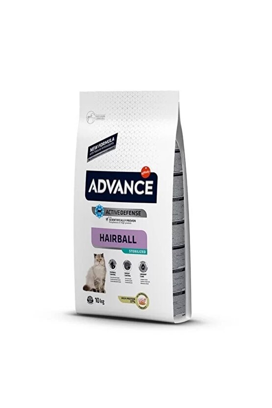 Hairball Tüy Yumağı Önleyen Hindili Kısır Kedi Maması 10 Kg