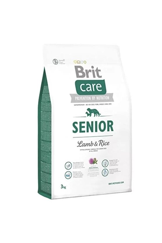 Senior Hypo-Allergenic Kuzu Etli Yaşlı Köpek Maması 3 Kg