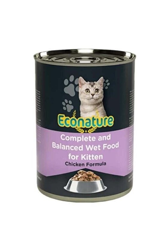 Tavuk Etli Yavru Kedi Konservesi 400 Gr