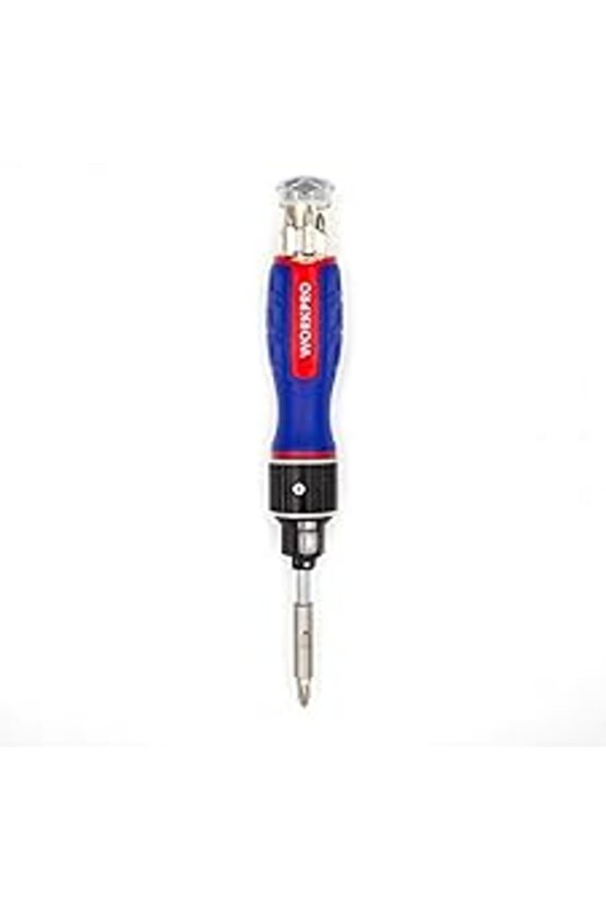 Workpro Wp221069 6-In-1 Profesyonel Cr-V Cırcırlı Manyetik Tornavida Seti