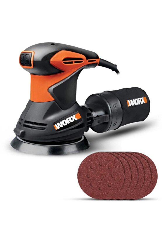 WX652.1 320Watt 125mm Profesyonel Eksantrik Zımpara