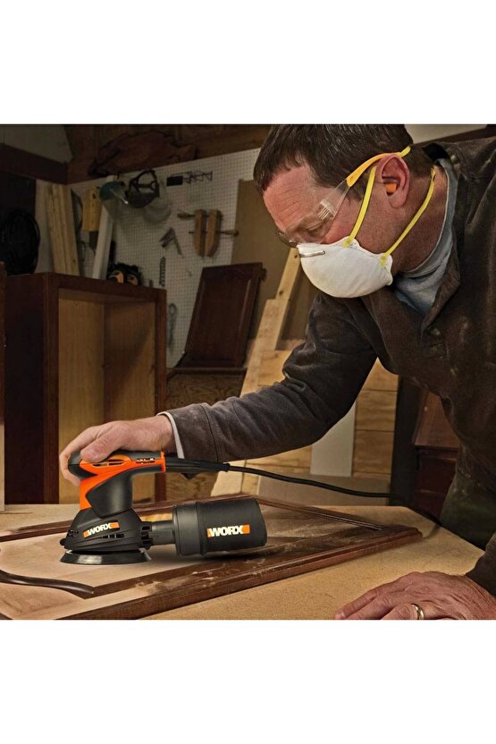 WX652.1 320Watt 125mm Profesyonel Eksantrik Zımpara