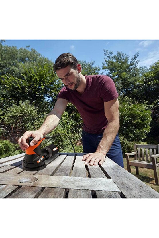 WX652.1 320Watt 125mm Profesyonel Eksantrik Zımpara