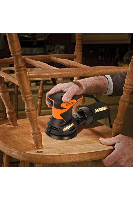 WX652.1 320Watt 125mm Profesyonel Eksantrik Zımpara