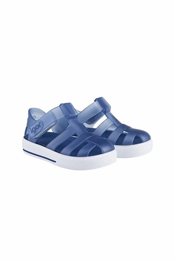 S10171 Star Çocuk Mavi Spor Terlik S10171-ss19-003