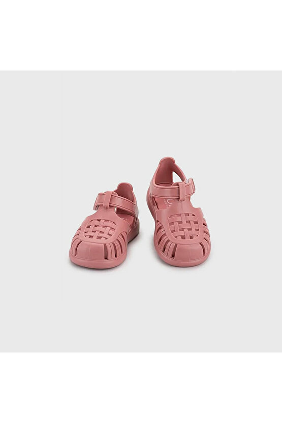 Tobby Solid Bebek Pembe Sandalet