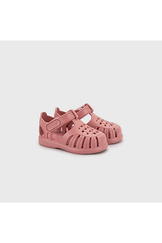 Tobby Solid Bebek Pembe Sandalet