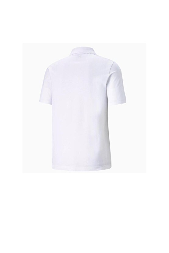 Essential Pique Polo Erkek Beyaz Günlük Stil Polo T-Shirt 58667402