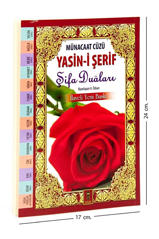 Yasin Kitabı - Orta Boy - 224 Sayfa - Şifa Duaları - Münacaat Cüzü - Ensari Yayınevi - Mevlid Hediye