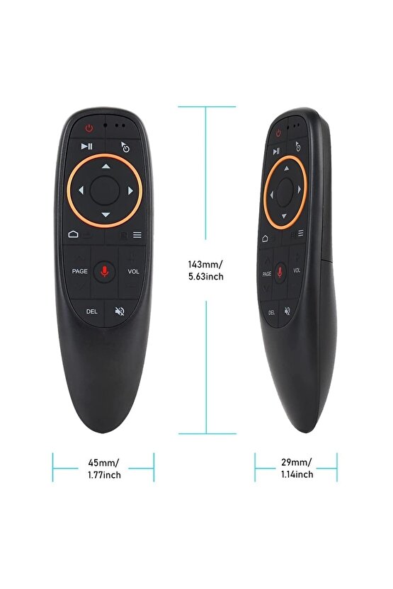 Hiremco X4 Android 10 Tv Box Kumandası Ses Komutlu