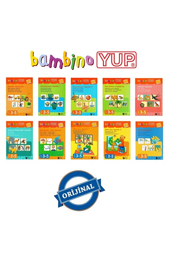 Bambinoyup 2-4 Yaş Dikkat Ve Algı Geliştirme Eğitim Seti