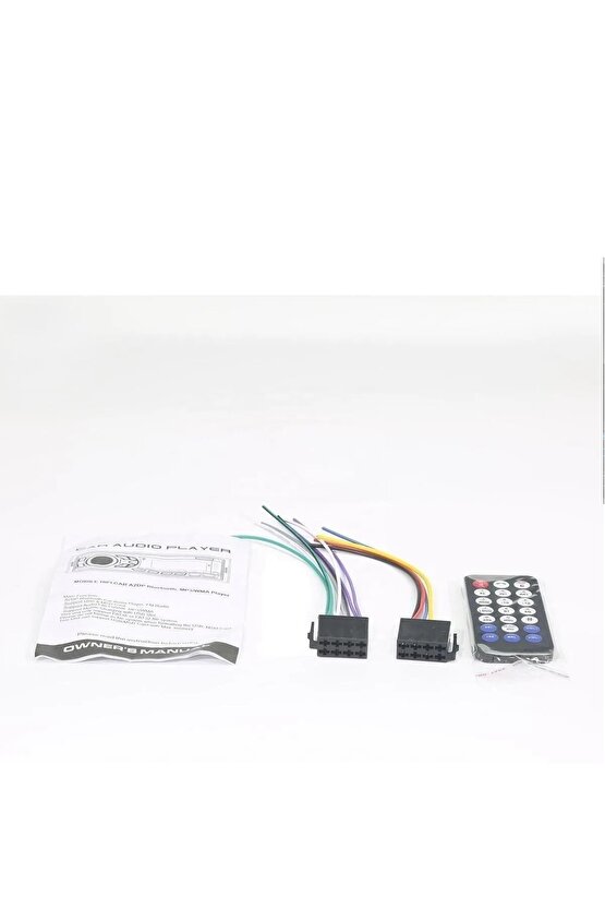 Çift Usb Girişli Bluetooth Araba Teybi Radyo Usb Sd Aux Teyp Amfi Çıkışlı 4x55 Watt uyumlu