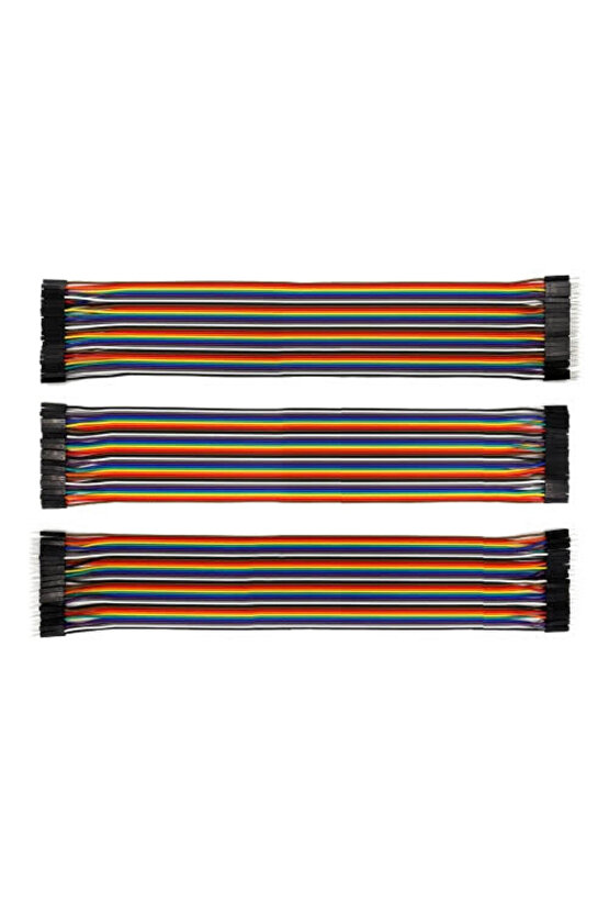 30 cm 120’li Dişi-dişi, Erkek-Erkek, Erkek-Dişi Jumper Kablo Seti