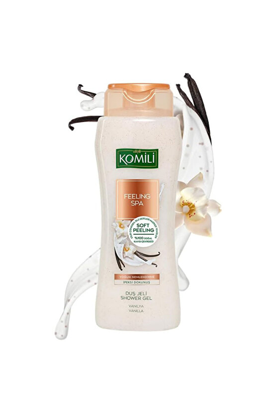 Feeling Spa Vanilya Duş Jeli - Yoğun Nemlendirme - Vegan - 500 ml