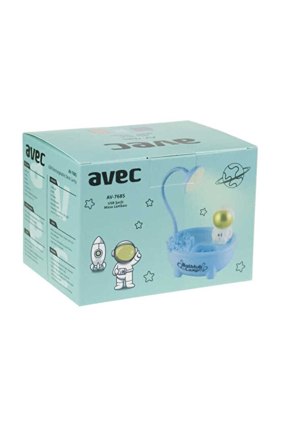 AV-7685 USB ŞARJLI MASA LAMBASI
