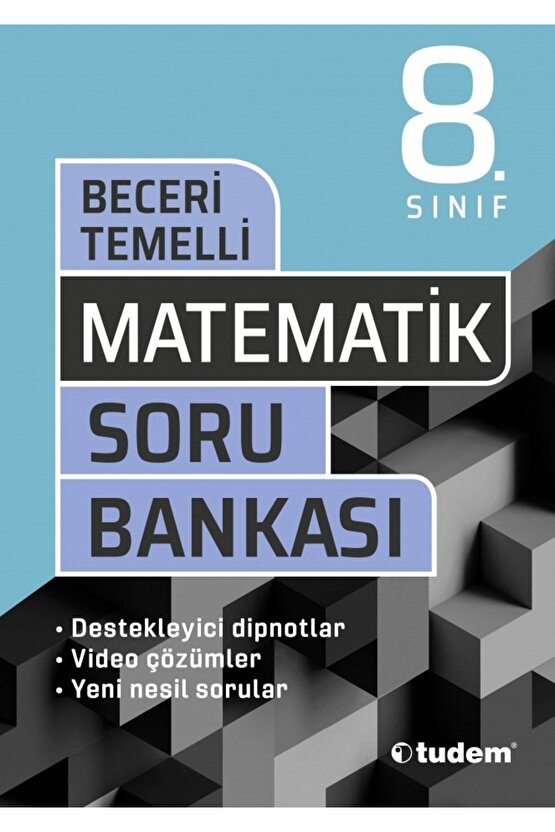 Tudem 8. Sınıf Matematik Beceri Temelli Soru Bankası