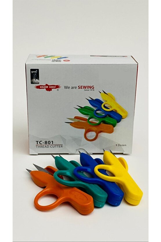 Orijinal Makas Tc-801 Plastik Saplı 12 Adet