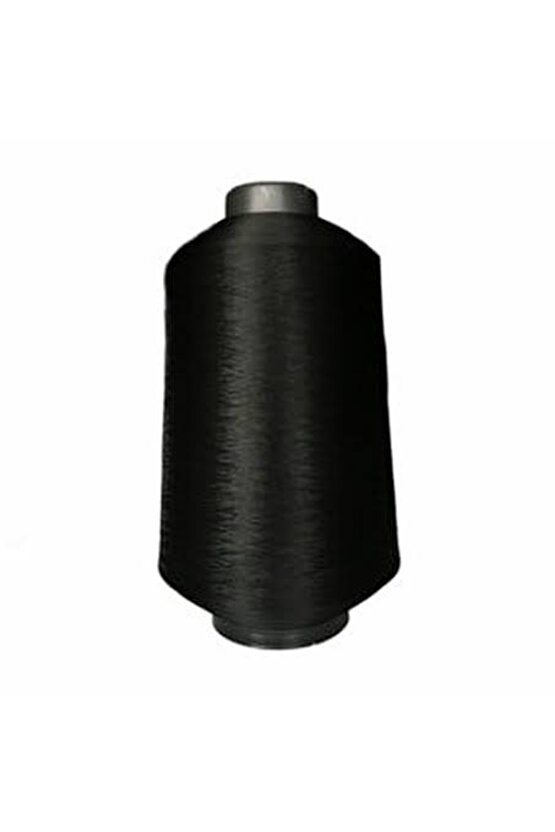 Siyah-beyaz Polyester Overlok Ipliği (muz Iplik)