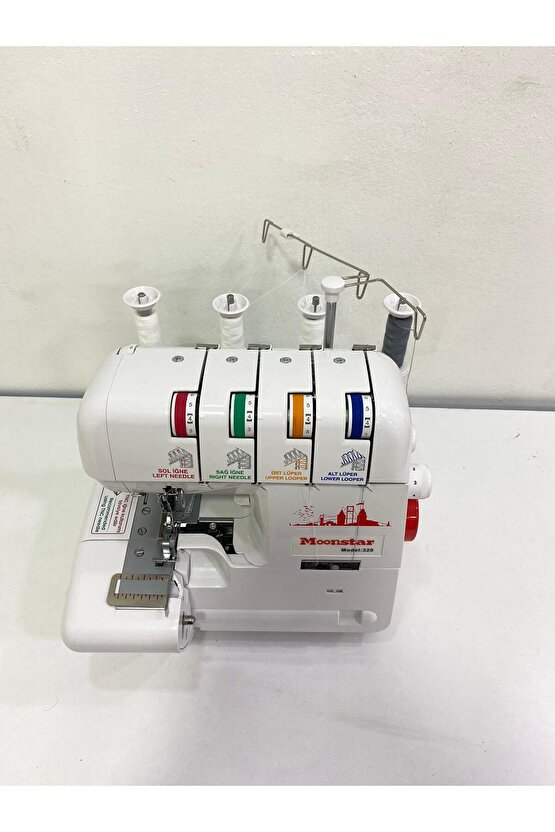 Moonstar 320 Ev Tipi 3 - 4 İplik Overlok Dikiş Makinesi