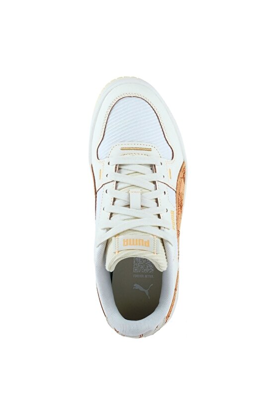 Carina Street Lux Crafted Flowers Sneakers BEYAZ