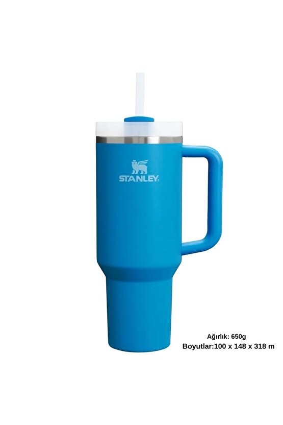 Quencher H2.O FlowState™ Tumbler Pipetli Termos 1.18L Pipetli Matara MAVİ