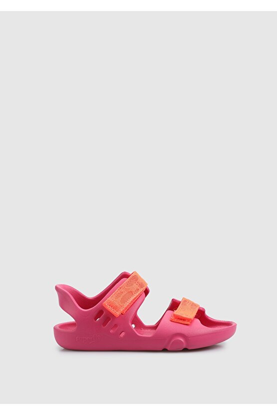 Pembe Kız Çocuk Düz Sandalet
