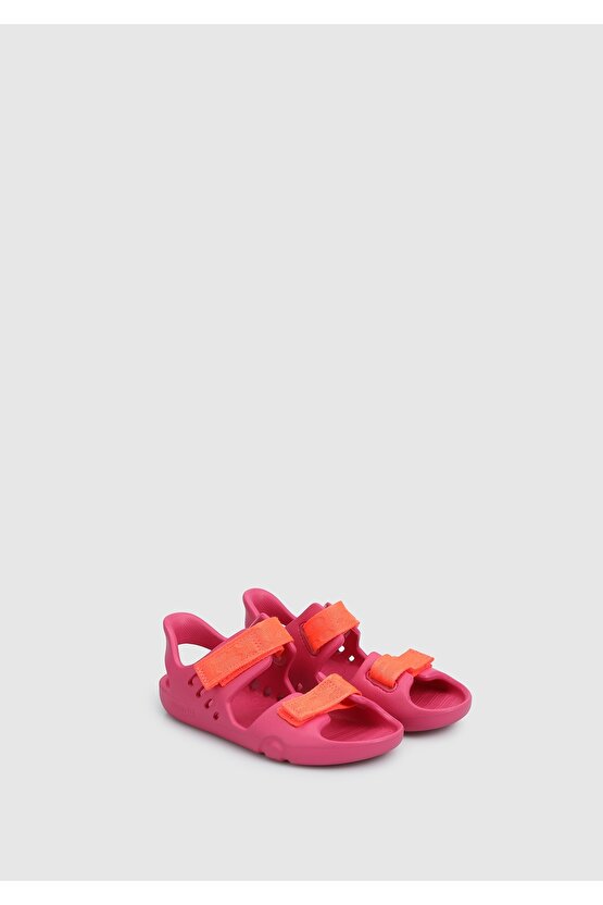 Pembe Kız Çocuk Düz Sandalet