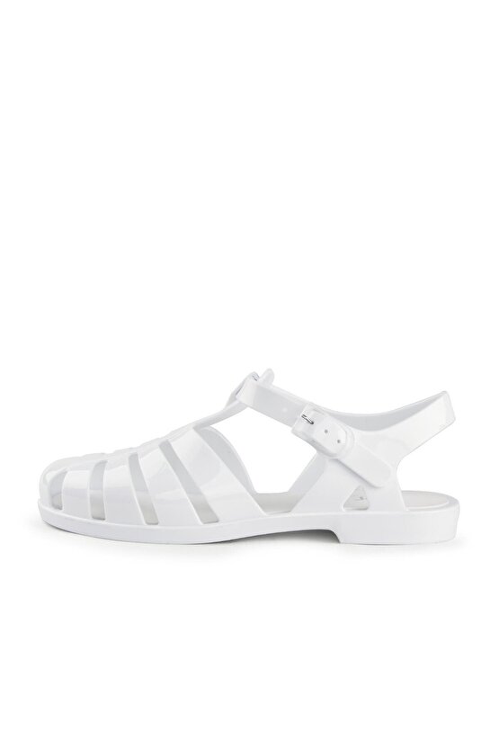 Kadın Beyaz Biaaritz Brillo Blanco White Sandalet