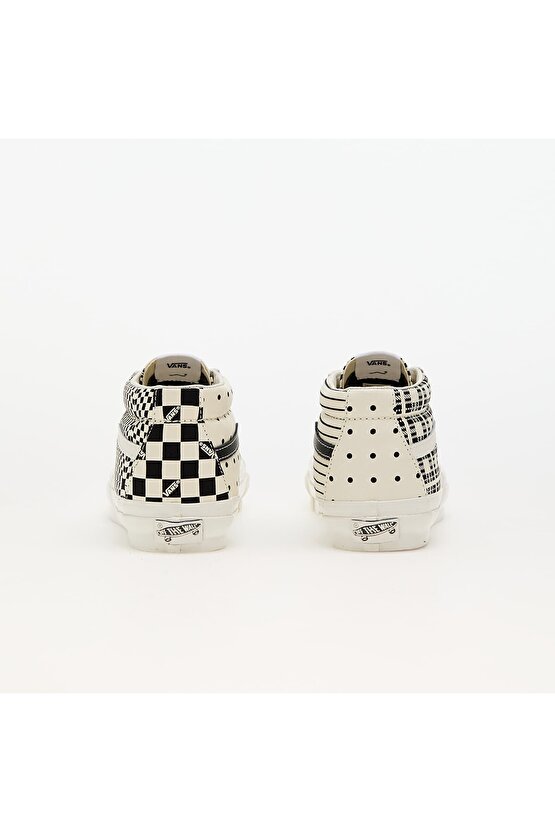 Unisex Sk8-Mid Reissue 83 Lx Pattern Clash Marshmallow Beyaz Sneaker