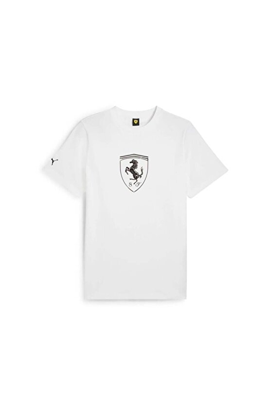 Ferrari Race Tonal Beyaz Unisex Kısa Kol T-Shirt