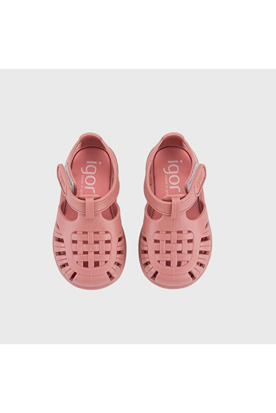 Tobby Solid Bebek Pembe Sandalet