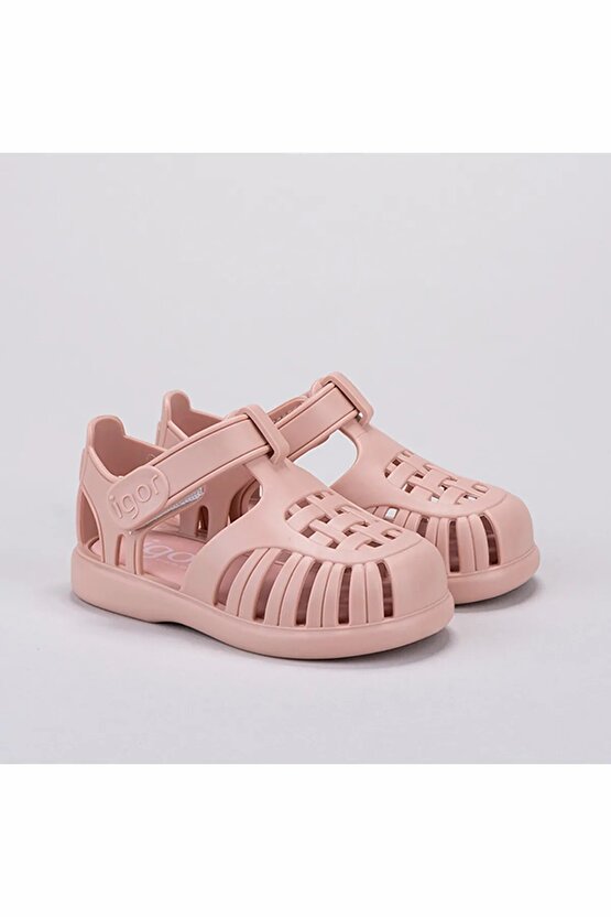 Çocuk Pembe S10271 Tobby Solid Çocuk Sandalet Terlik & Sandelet S10271-197-Maquil