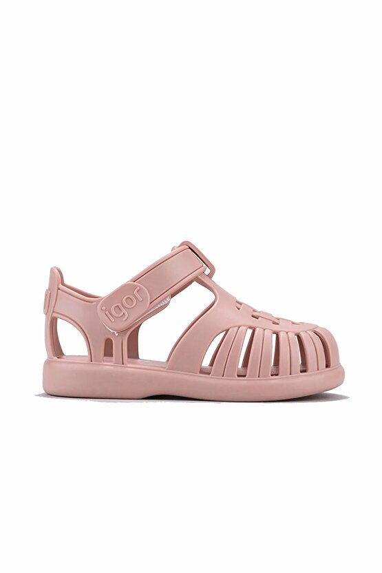 Çocuk Pembe S10271 Tobby Solid Çocuk Sandalet Terlik & Sandelet S10271-197-Maquil