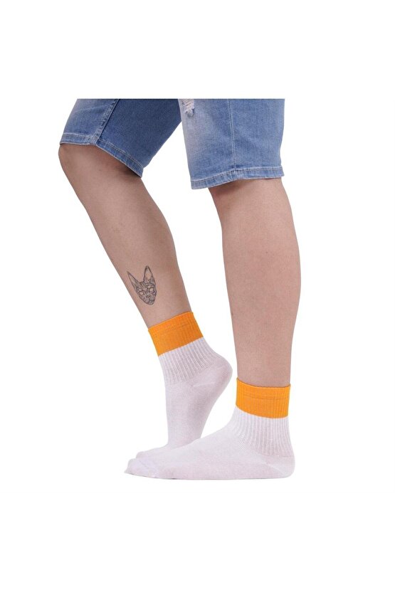 Tenis Uniseks Çok Renkli Çorap - 23sdcr980p