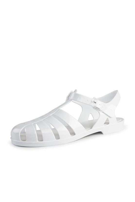 Kadın Beyaz Biaaritz Brillo Blanco White Sandalet
