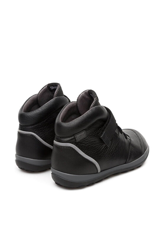 Hakiki Deri Sıyah Çocuk Peu Pista Kids Casual Ayakkabı