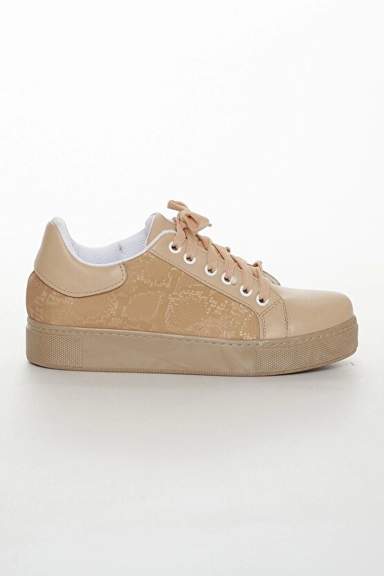 Kadın Nude Spor Ayakkabı Sneaker