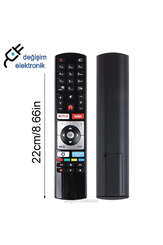 Regal 55r6080u  Uyumlu 3d Smart Led Tv Kumandası