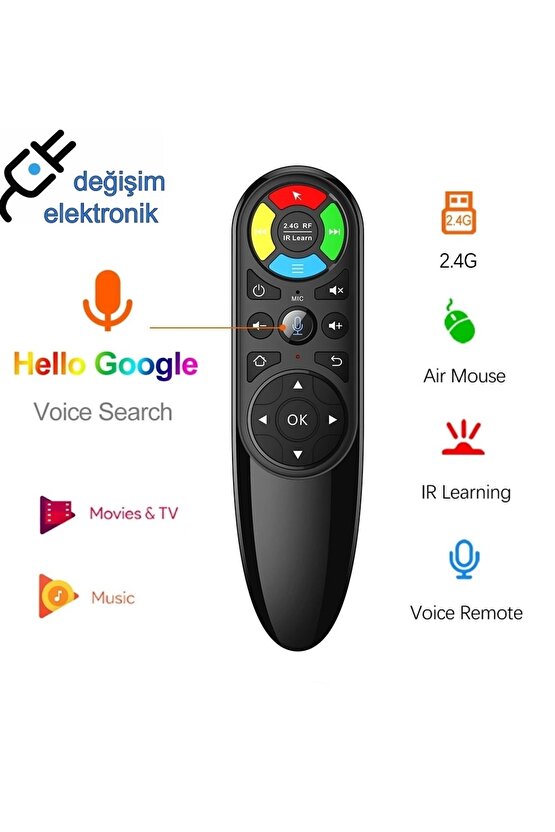 Next Mediabox Android Kumandası Ses Komutlu
