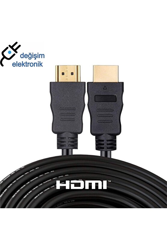 5 Metre 3d Full Hd Hdmi Tv Uydu Alıcısı Kablosu