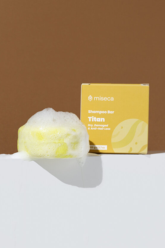 Titan Katı Şampuan Kuru, Yıpranmış Ve Dökülen Saçlar 105 G